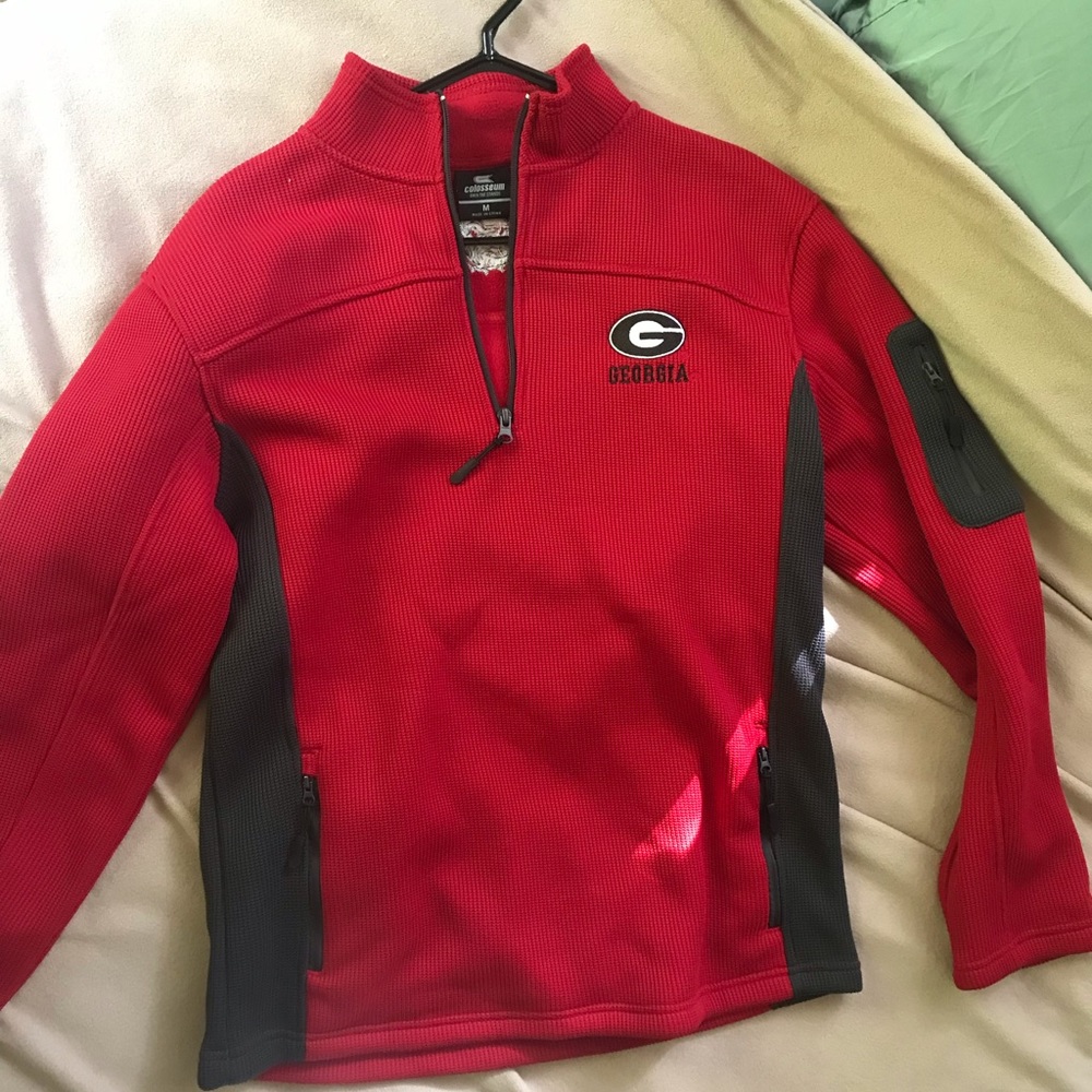 Red Georgia Bulldogs sweater - never worn size L new but no tags. Unisex.